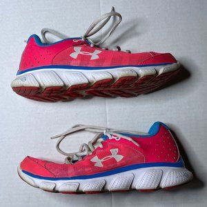Under Armour Sz 6.5 Assert 6 Micro G Pink Sneakers